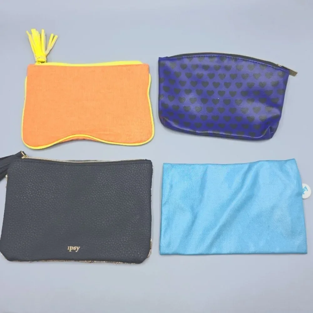 ipsy Travel Makeup Pouches Lot Of 4